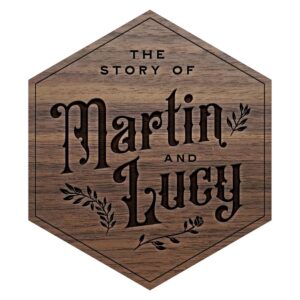Walnut The Story Of (Couples) Engraved Wooden Tile