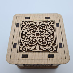 'Serenity' - Engraved Wooden Keepsake Box